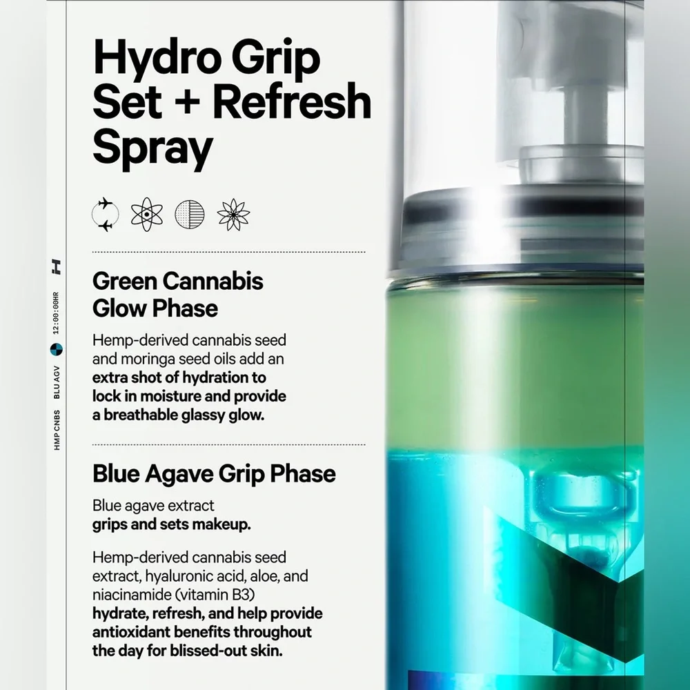 MILK Makeup Hydro Grip Set + Refresh Spray, 100ml/3.38fl oz